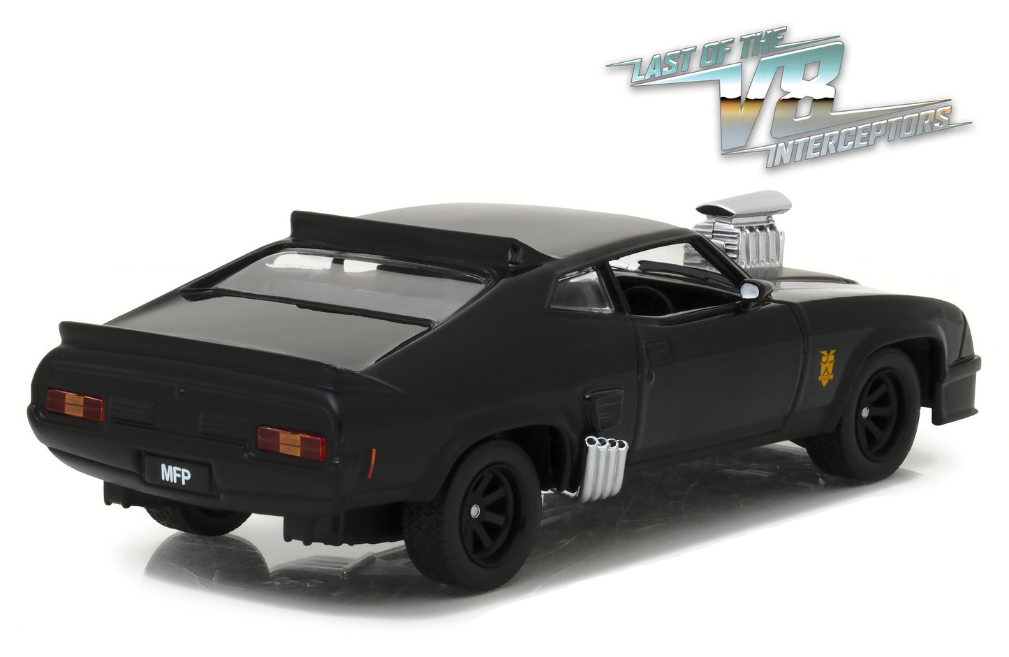 1973 Ford Falcon XB Black "Last of the V8 Interceptors" (1979) Movie 1/24 Diecast Model Car by Greenlight