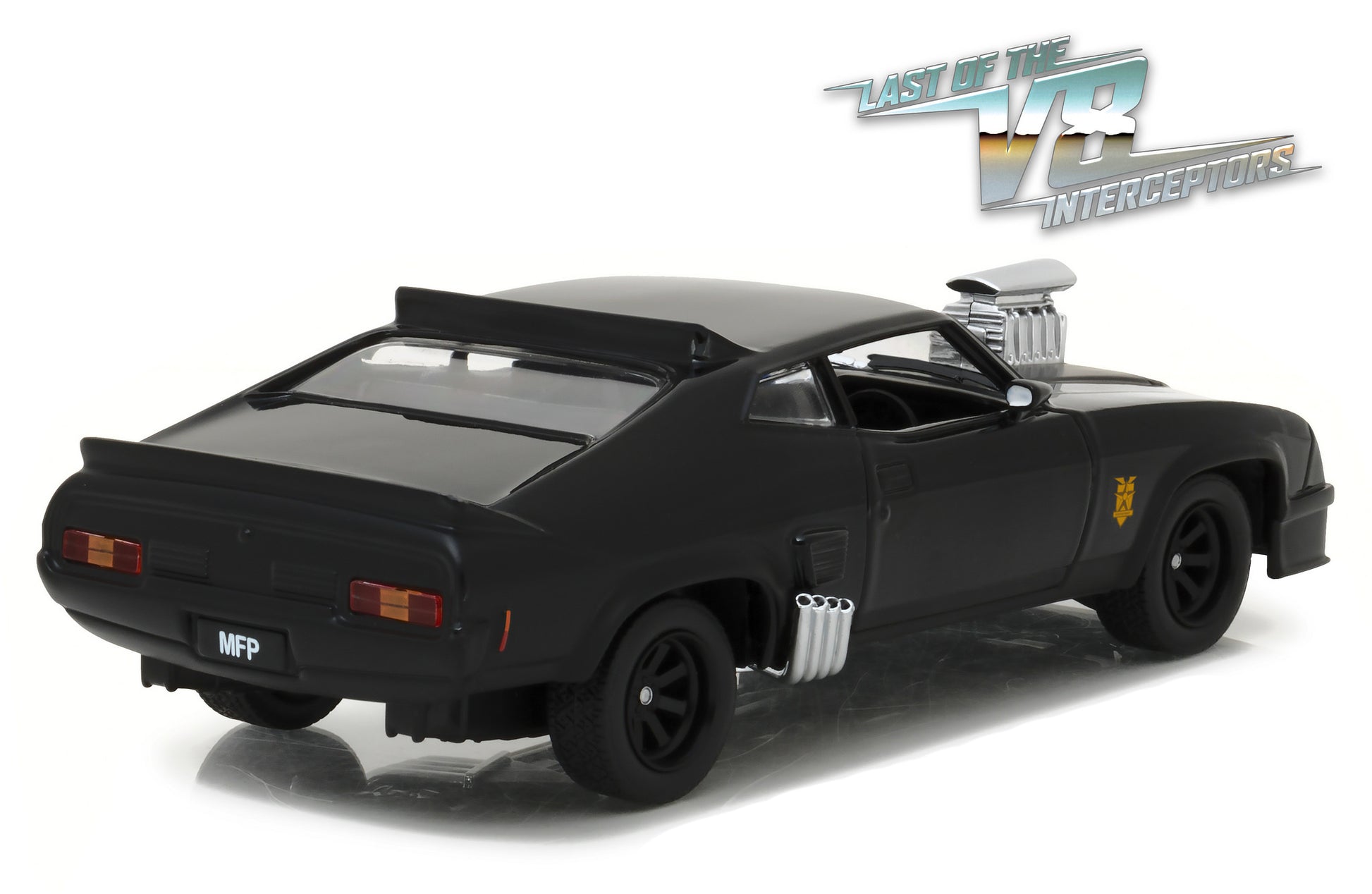 1973 Ford Falcon XB Black "Last of the V8 Interceptors" (1979) Movie 1/24 Diecast Model Car by Greenlight