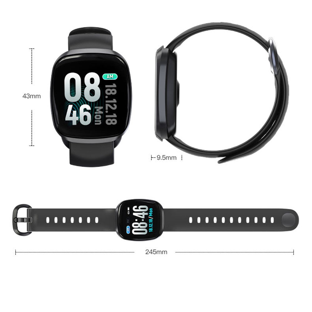 GT103 1.3-inch Smart Sleeping Heart Rate Monitor Wristband