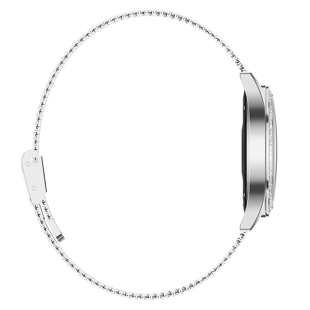 KW20 Multi-function Health Tracker IP68 Waterproof Bluetooth-compatible Smart Watch [Stainless Steel Strap]