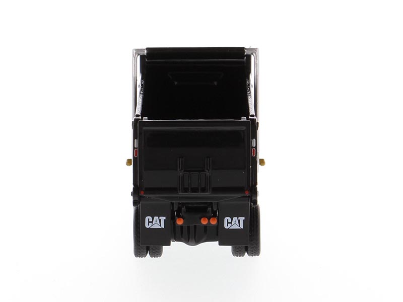 CAT Caterpillar CT681 Dump Truck Yellow and Black "High Line" Series 1/87 (HO) Scale Diecast Model by Diecast Masters