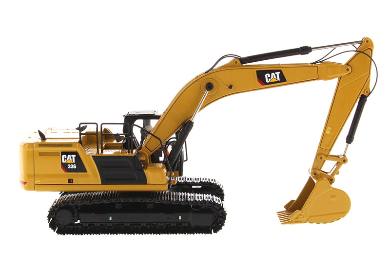 CAT Caterpillar 336 Next Generation Hydraulic Excavator and Operator "High Line" Series 1/50 Diecast Model by Diecast Masters