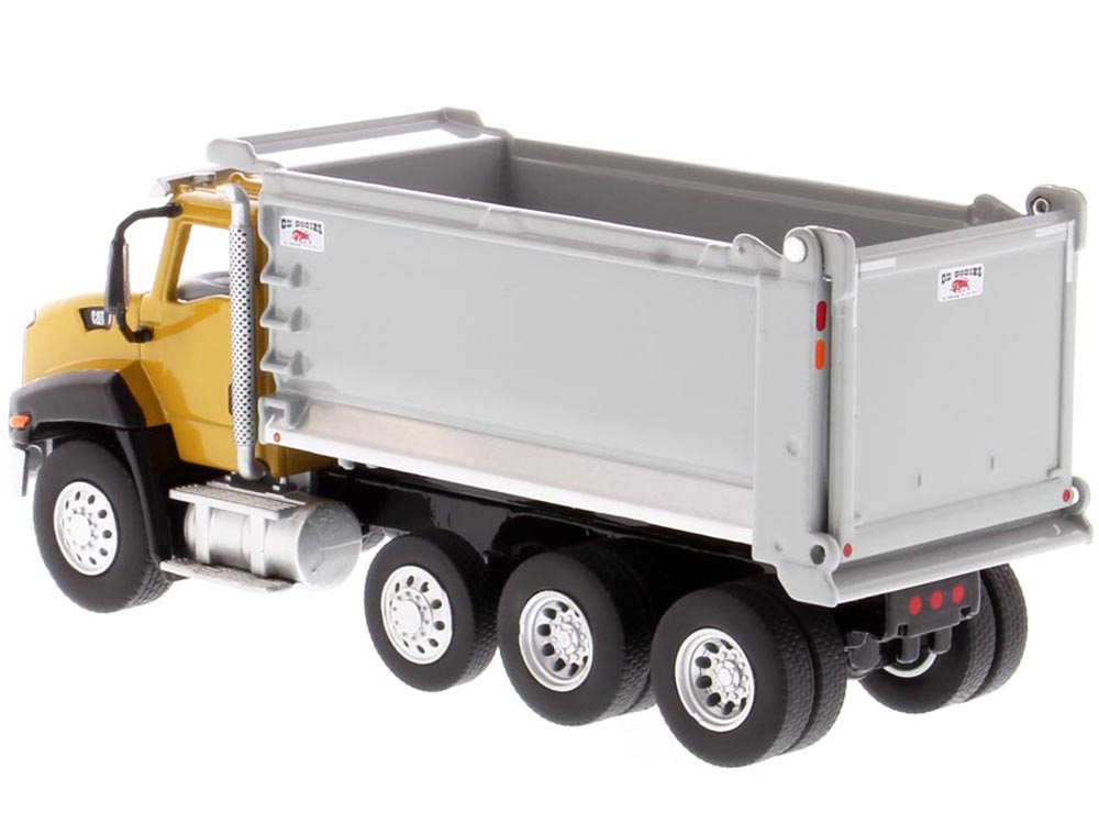 CAT Caterpillar CT660 Day Cab Tractor with OX Stampede Dump Truck "Play & Collect!" Series 1/64 Diecast Model by Diecast Masters