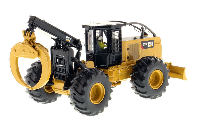 CAT Caterpillar 555D Wheel Skidder with Operator "High Line Series" 1/50 Diecast Model by Diecast Masters