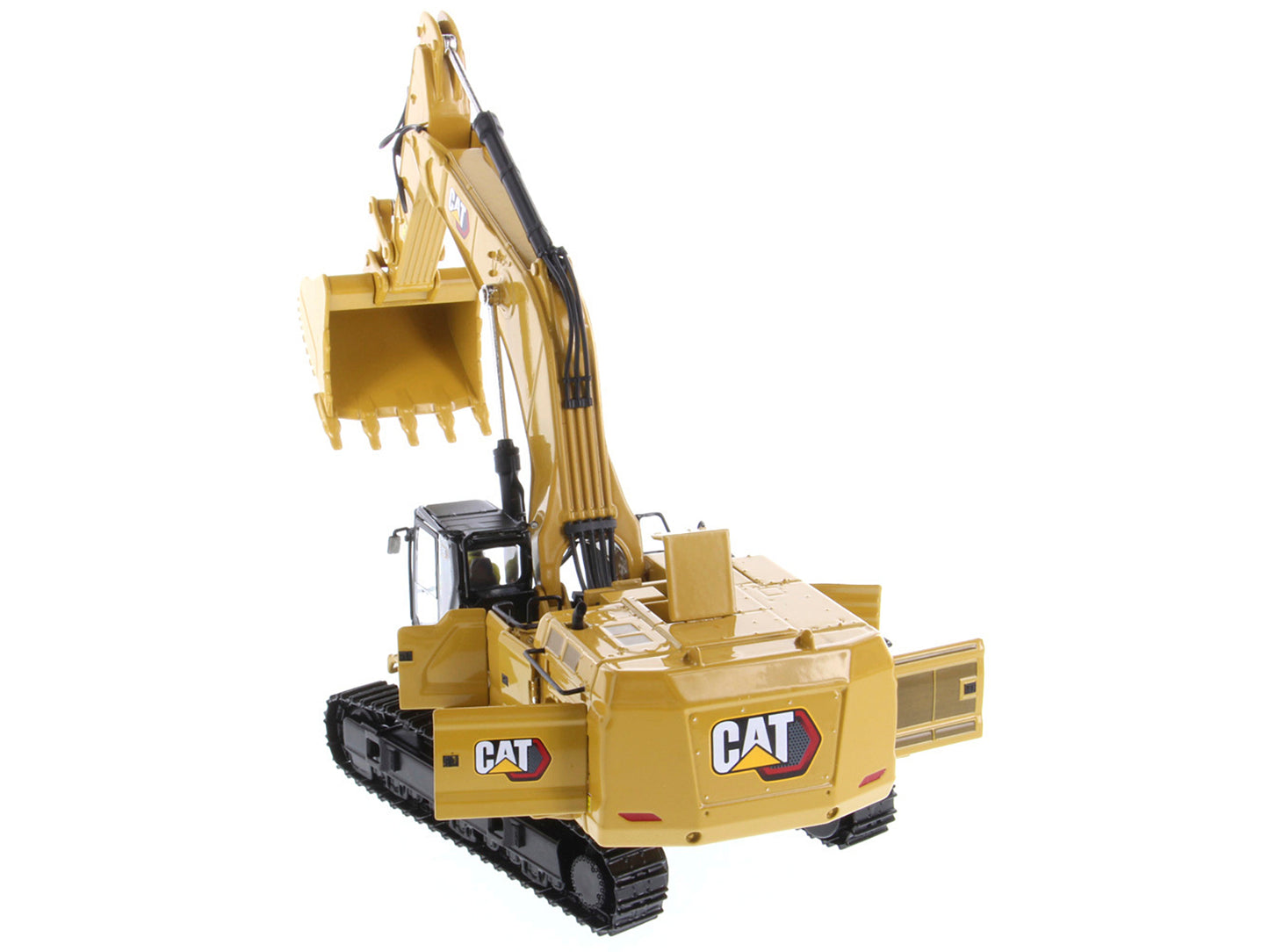 CAT Caterpillar 395 Next Generation Hydraulic Excavator "Mass Excavation Version" Yellow "High Line Series" 1/50 Diecast Model by Diecast Masters