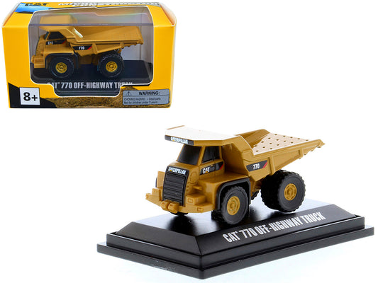 CAT Caterpillar 770 Off‚ÄìHighway Truck Yellow "Micro-Constructor" Series Diecast Model by Diecast Masters