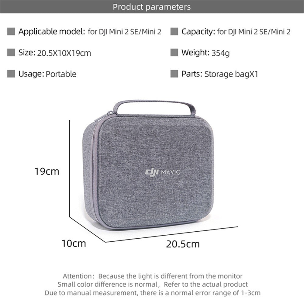 Carrying Case for DJI Mini 2 SE / Mini 2 Hard EVA Portable Storage Bag with Handle