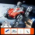 4DRC Y6 8WD Spray RC Car Model Remote Control Stunt Vehicle with LED Light, 2 Batteries