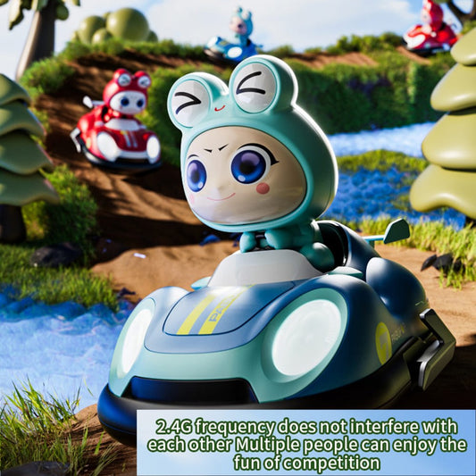 4DRC Y7 2Pcs Pop-Up Doll Remote Control Bumper Car Children Battle Toy with Light and Music (2 Batteries / Car)