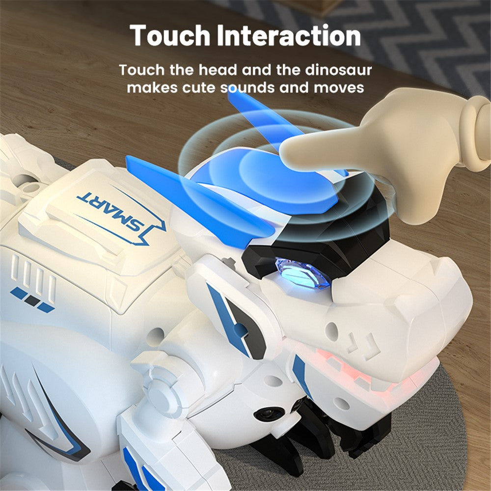 R25 Intelligent Programming Remote Control Dinosaur Electric Dinosaur Toy, Remote Control + Gesture Sensing Remote Control