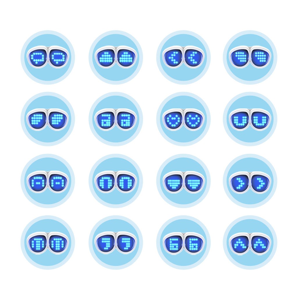 S018 Mini Remote Control Programming Robot Music Light Pattern Switching Smart Robot Toy