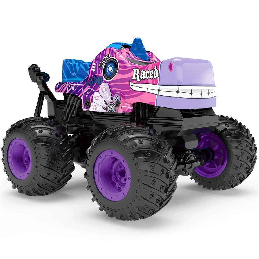 KY-S208A 1 / 20 Remote Control Car Cartoon Kids Stunt Car Toy with Light and Music