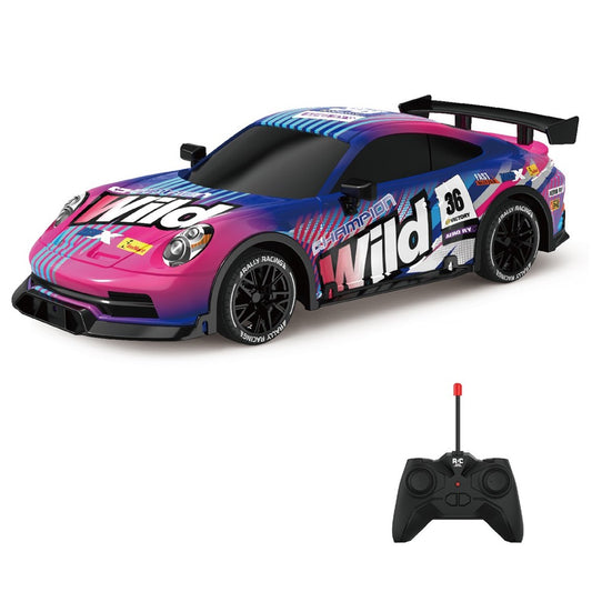 UJ99-P381 1 / 18 2WD RC Racing Car Toy Cool Light Effect Remote Control Car