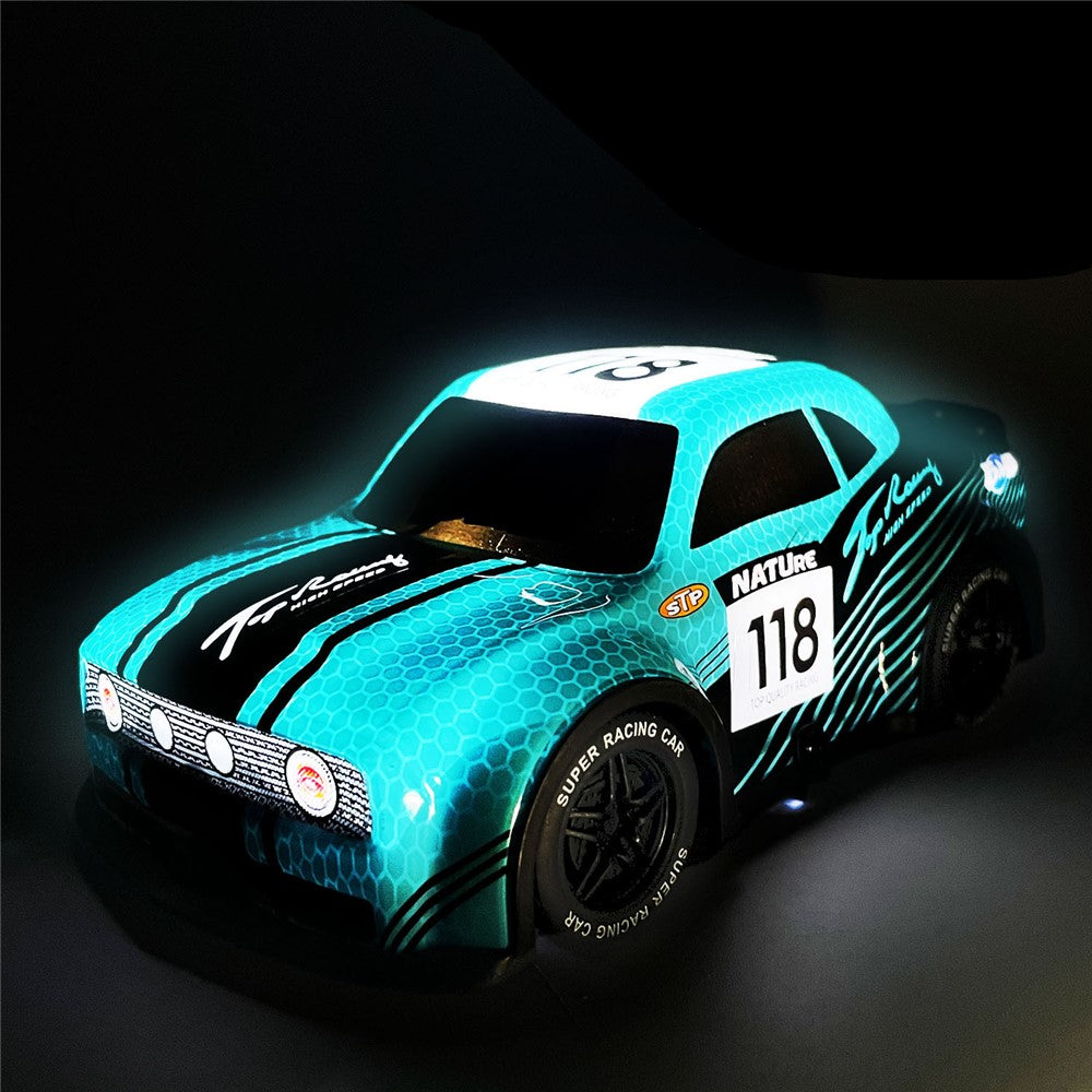 Q242 1 / 24 2WD RC Racing Car Cool Light Remote Control Car Children Toy