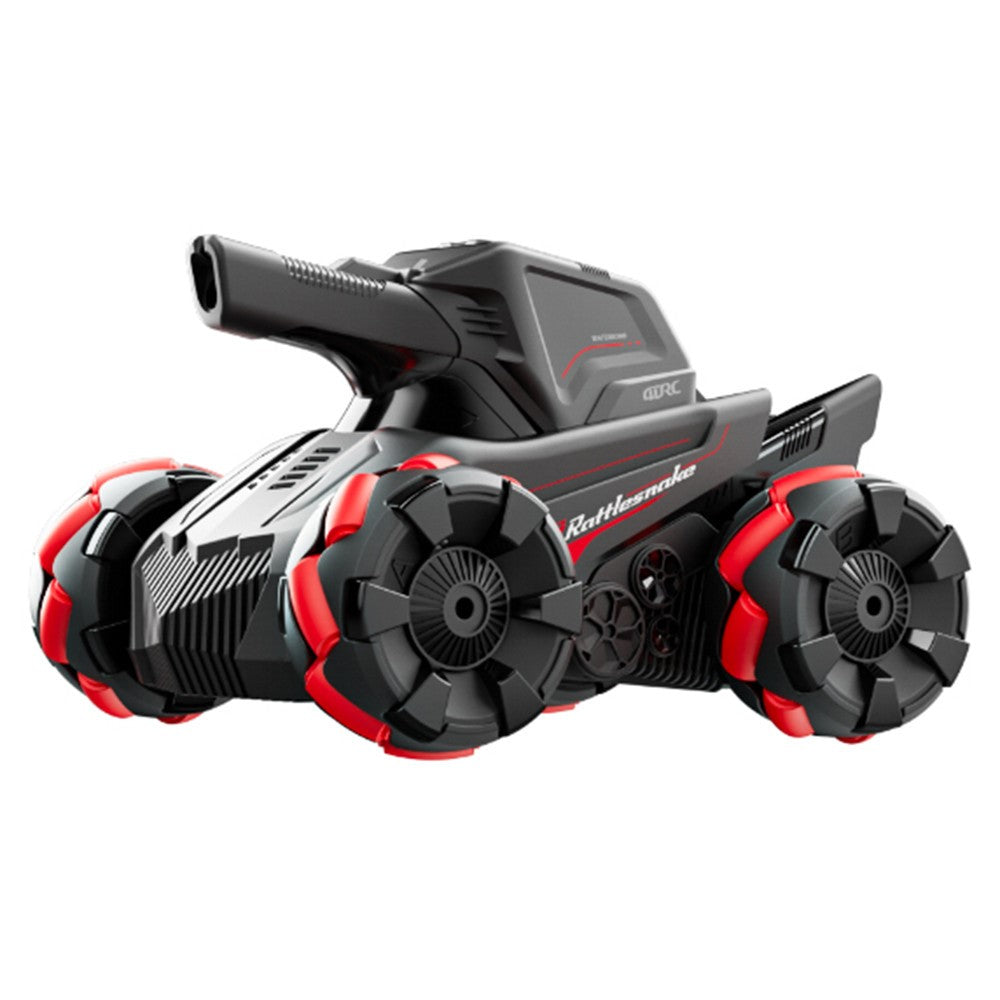 4DRC 4D-Y8 RC Tank Car 4WD Off-Road Water Bullet Shooter Dual Remote Control Dual Battery