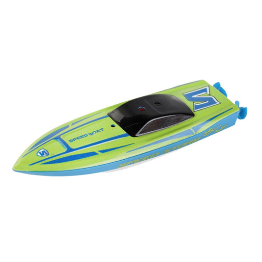 Mini Remote Control Boat RC Boat 2.4Ghz 360 Rotating USB Rechargeable Speedboat Model Toy for Kids
