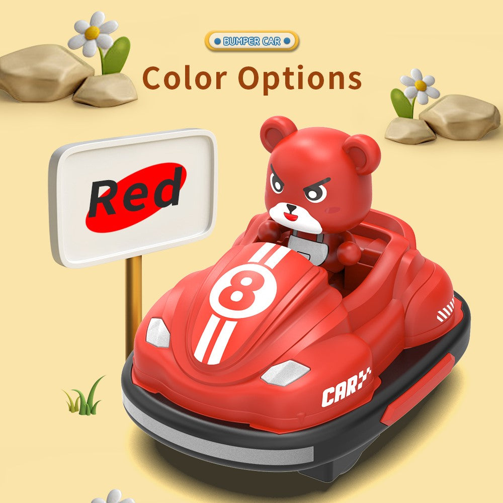 Q195 Double Player Bumper Car Remote Control Battle Bump Vehicles with Football Kit ( Upgraded Version )