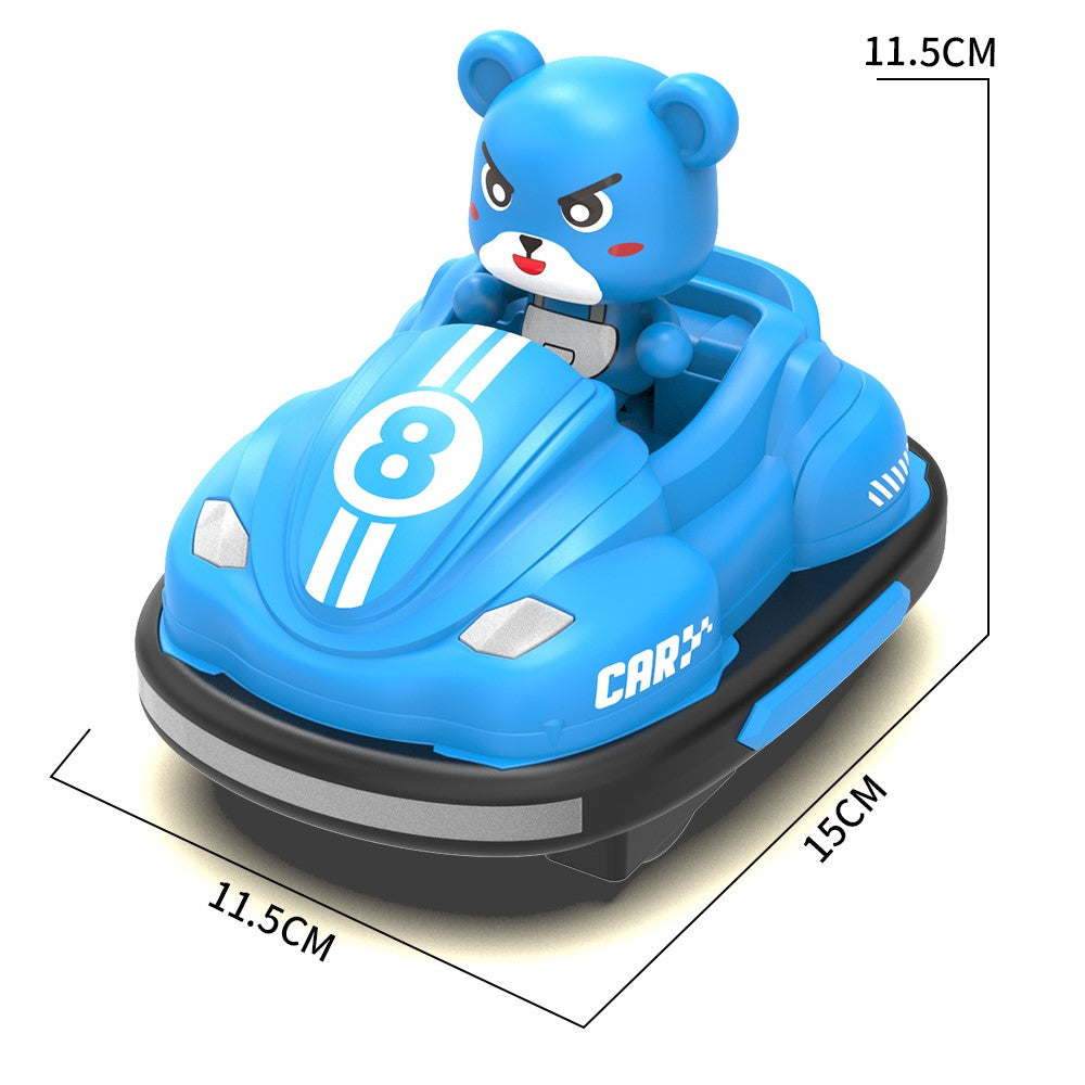Q195 Double Player Bumper Car Remote Control Battle Bump Vehicles with Football Kit ( Upgraded Version )