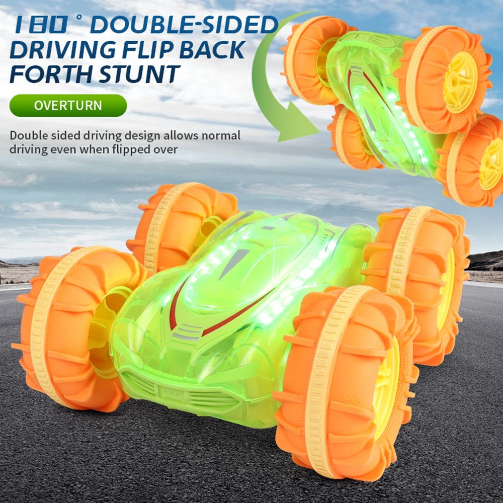 JC014 2.4G Remote Control Stunt Car Amphibious Vehicle with 7 Color LED Lights (CE / CPC / EN71 / ASTM / CPSIA Certified)