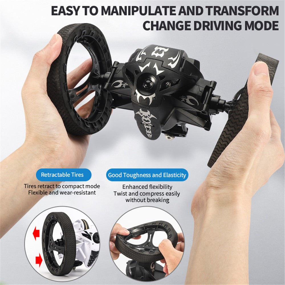 Q207 2.4G Remote Control Stunt Car Jumping RC Vehicle Electric Toy for Kids with Rechargeable Battery