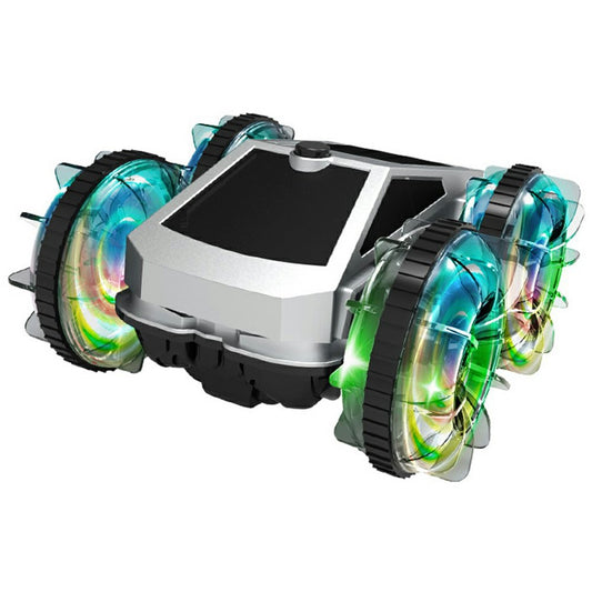 CV-B904 2.4G Amphibious Stunt Car Toy RC Vehicle Double-Sided Driving Water Surface Drifting Off-Road Rolling Gesture Control Toy, Single Remote