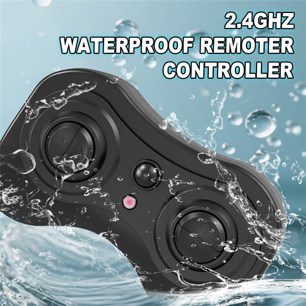 Q218 8WD Amphibious RC Car Waterproof 2.4G Remote Control Off-Road Crawler Vehicle, Single Battery