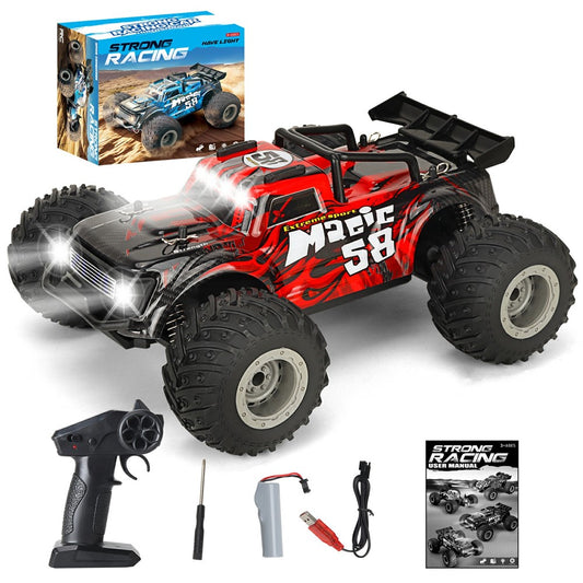 KY-S210B 1:18 RC Car with Front and Roof LED Light Remote Control High Speed Drift Off-Road Vehicle