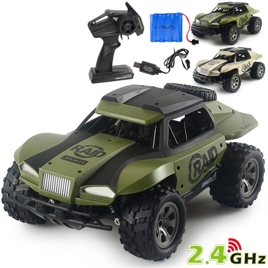 1:18 20KM/H Electric USB Rechargeable RC Car 2.4GHz Remote Control Toy Car