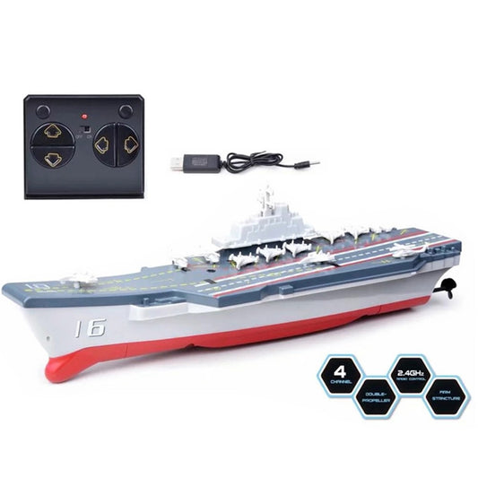2.4G Mini Wireless Electric Remote Control Cruiser Swimming Pool RC Aircraft Carrier Boat Toy