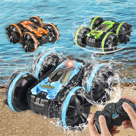 YL-74 2.4GHz RC Car Stunt Tumbling Rotation Amphibious Off-road Remote Control Car Children Boys Toy Gift