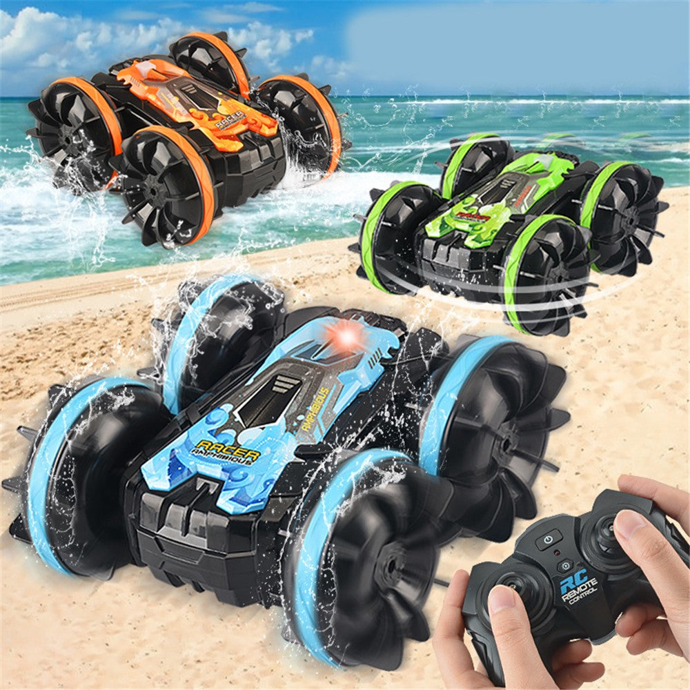 YL-74 2.4GHz RC Car Stunt Tumbling Rotation Amphibious Off-road Remote Control Car Children Boys Toy Gift