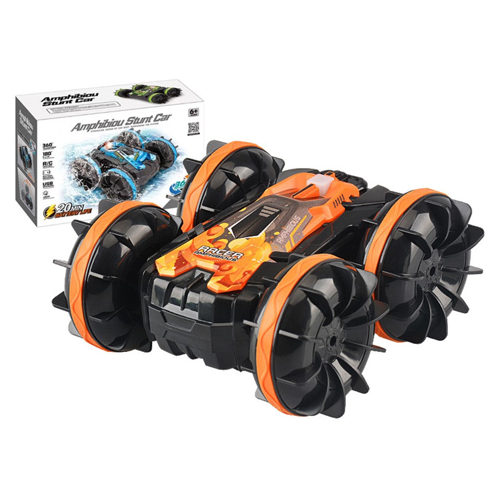 YL-74 2.4GHz RC Car Stunt Tumbling Rotation Amphibious Off-road Remote Control Car Children Boys Toy Gift