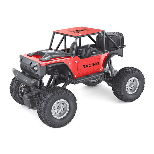 6086 1 / 18 20km / h RC Alloy Car 4-Channel Off-Road Vehicle Kids Remote Control Racing Car Toy with Light