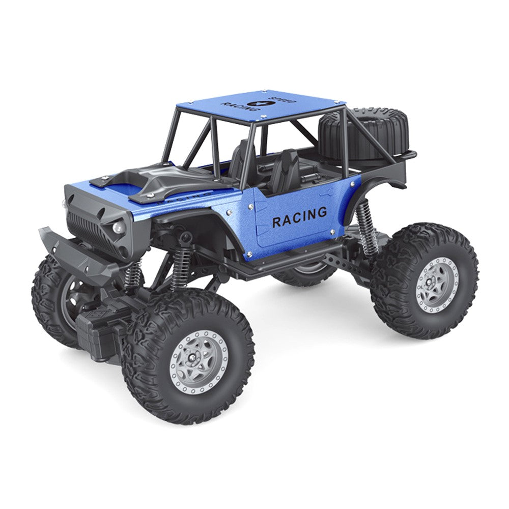 6086 1 / 18 20km / h RC Alloy Car 4-Channel Off-Road Vehicle Kids Remote Control Racing Car Toy with Light