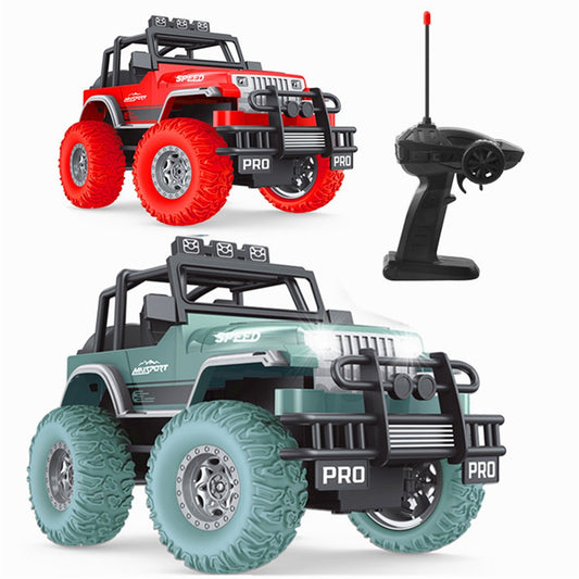 6085 1 / 18 Scale 20km / h RC Car 4-Channel Climbing Off-Road Vehicle Remote Control Racing Car Toy with Light for Kids