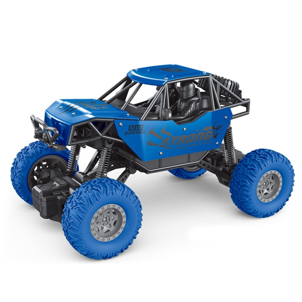6071 / 6083 4-Channel RC Car 1:18 Scale 20km / h Climbing Off-Road Vehicle Remote Control Alloy Racing Car Toy for Kids