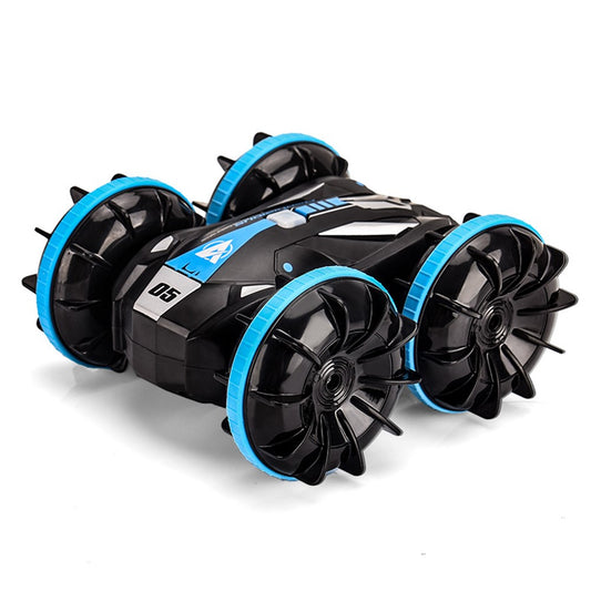 JJRC Q113 2.4G Remote Control Car Double-sided Tumbling Four-wheel Amphibious Stunt RC Car Children Toy