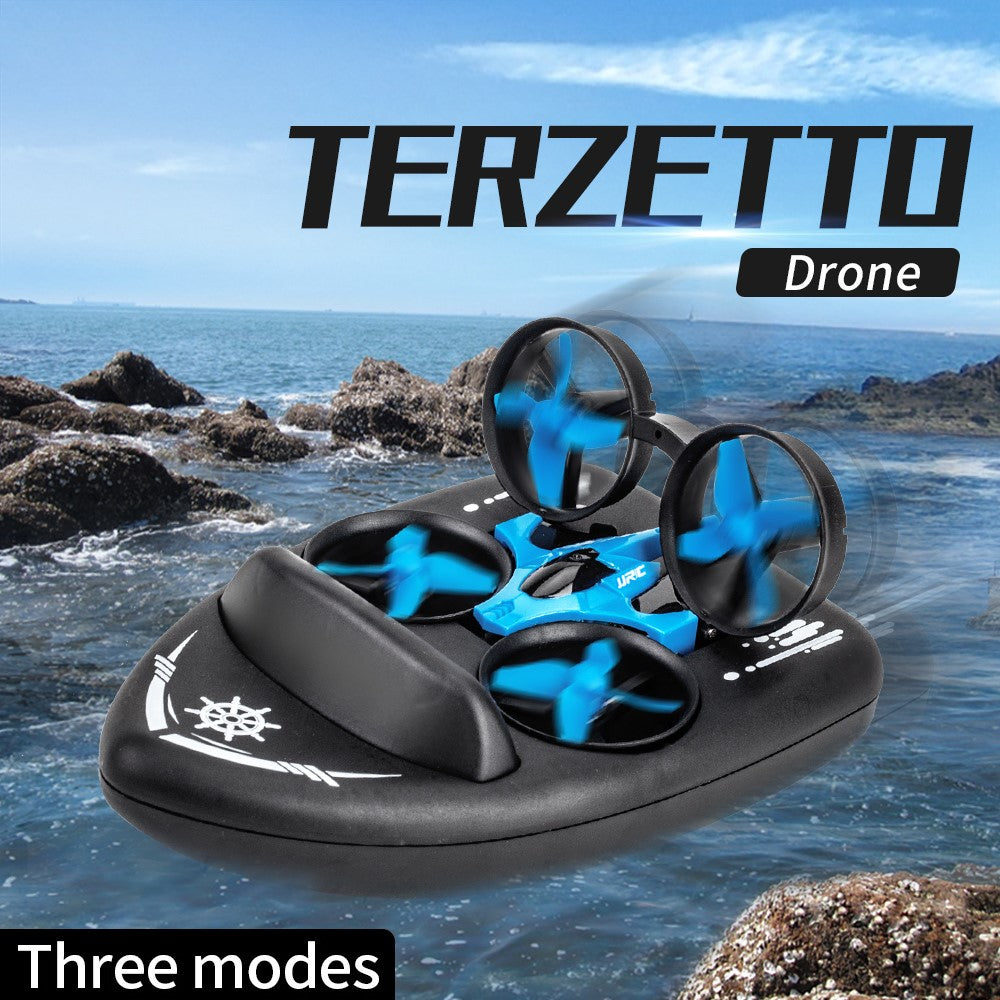 JJRC H36F 3-in-1 Sea Land Air Triphibian Mini Quadcopter Drone Headless Mode 4-Axis 2.4G RC Aircraft