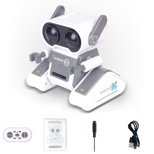 JYX01 2.4G Remote Control Driving Robot Smart RC Robot Kids Toy with Music and Light