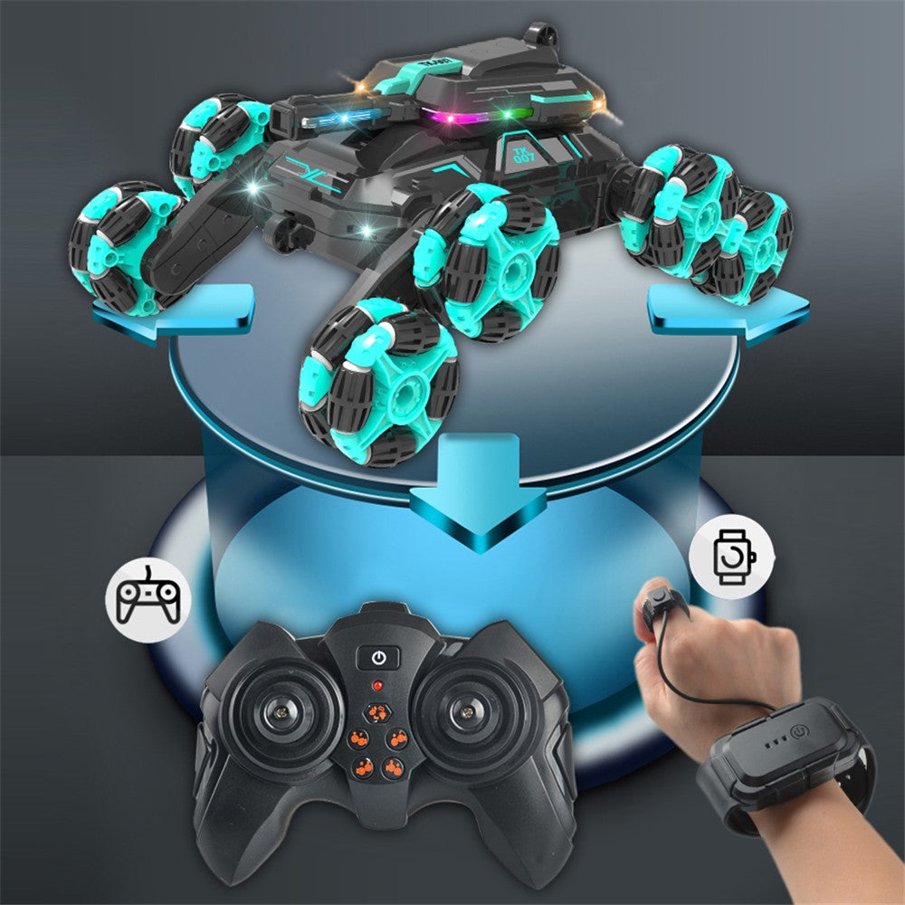 YL-86 2.4G RC Stunt Car for Kids Age Above 6 Dual Control Modes Off-Road Drift Cars Toy with LED Lights