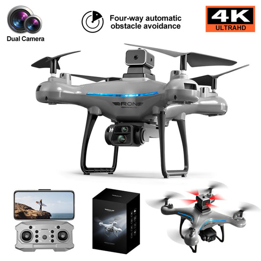 XKJ KY102 Optical Flow 4K Dual Cameras RC Drone Obstacle Avoidance 360 Degree Stunt RC Quadcopter, 1pc Battery