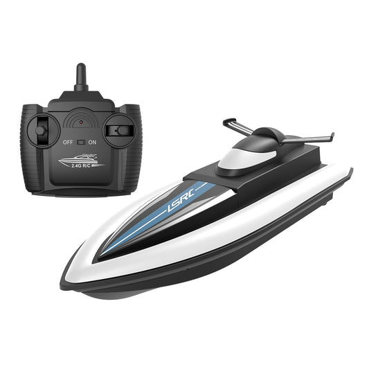 LSRC Children Remote Control Boat Dual Motors Simulated RC Speedboat Model