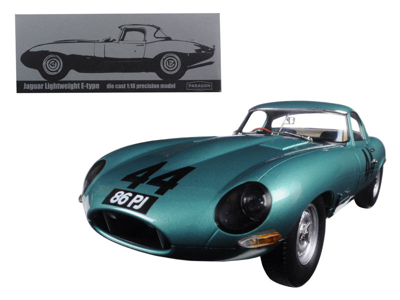 1963 Jaguar Lightweight E-Type #44 "Arkins 86 PJ" 1/18 Diecast Model Car by Paragon 