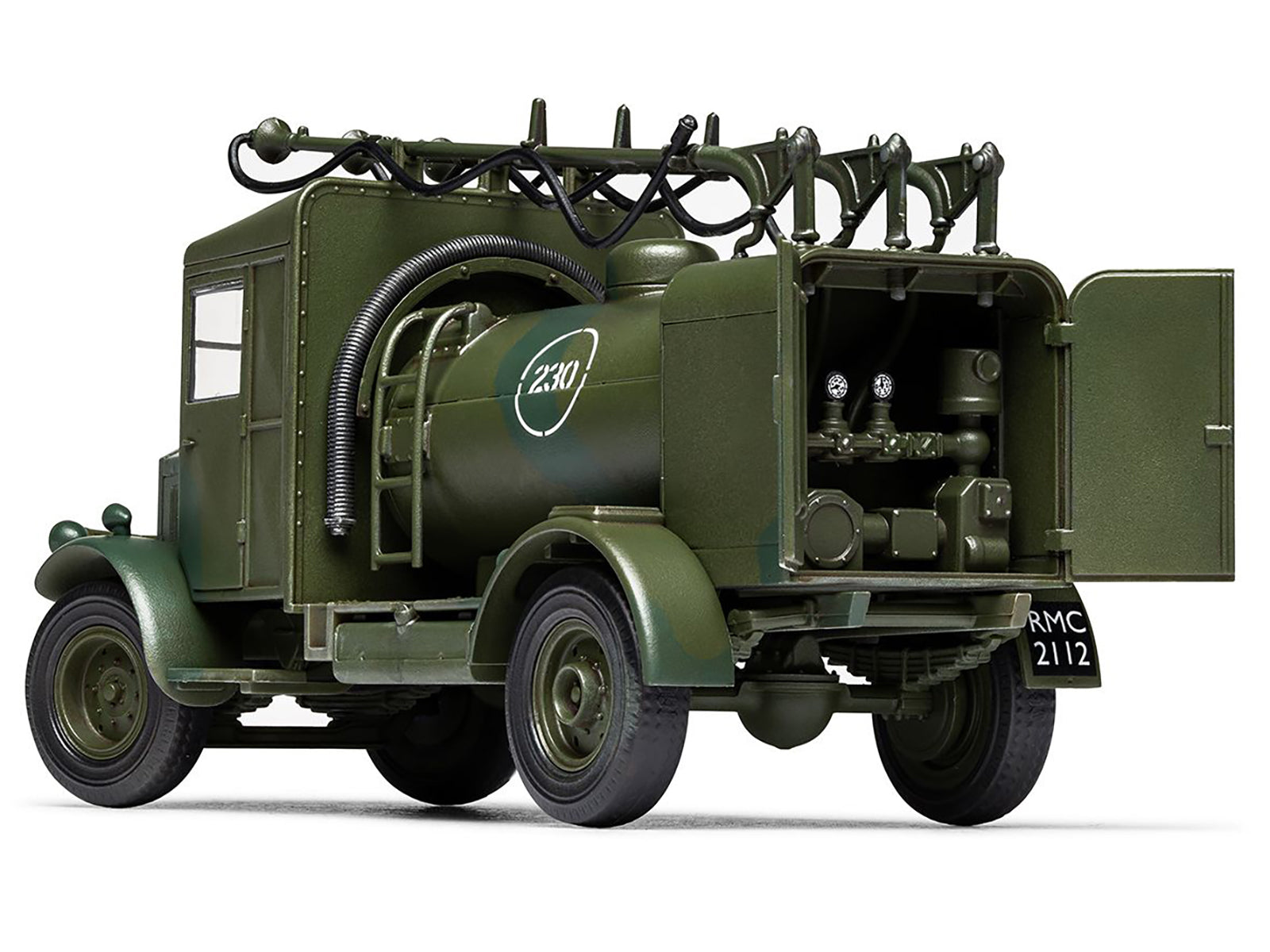Level 2 Model Kit Albion 3-Point Fueller Truck 1/48 Plastic Model Kit by Airfix