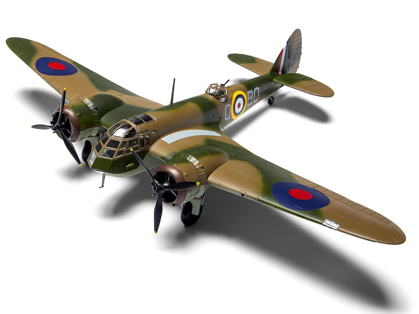 Level 2 Model Kit Bristol Blenheim Mk.IF Aircraft with 2 Scheme Options 1/72 Plastic Model Kit by Airfix