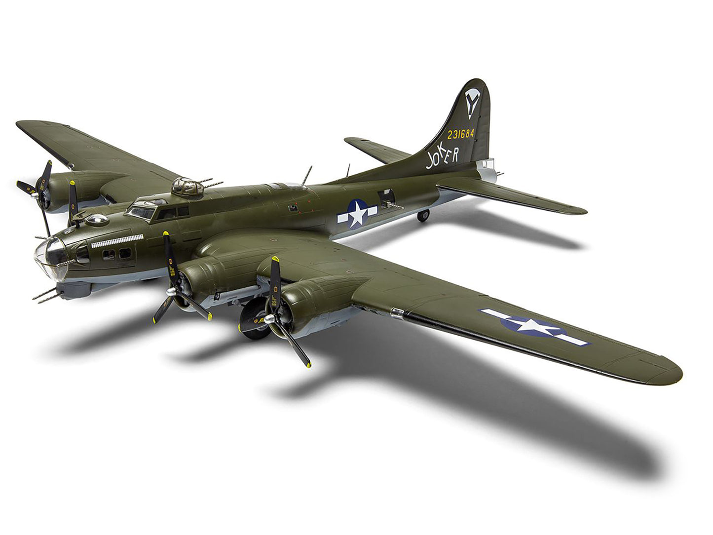 Level 3 Model Kit Boeing B-17G/Fortress Mk.III Aircraft with 2 Scheme Options 1/72 Plastic Model Kit by Airfix