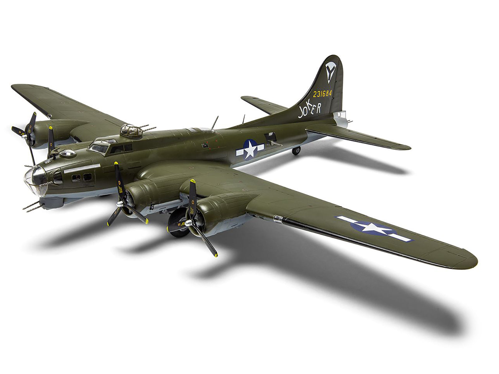 Level 3 Model Kit Boeing B-17G/Fortress Mk.III Aircraft with 2 Scheme Options 1/72 Plastic Model Kit by Airfix