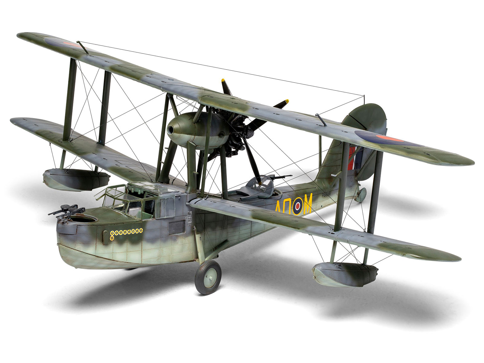 Level 3 Model Kit Supermarine Walrus Mk.I Aircraft with 3 Scheme Options 1/48 Plastic Model Kit by Airfix