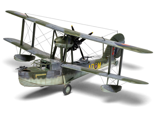 Level 3 Model Kit Supermarine Walrus Mk.I Aircraft with 3 Scheme Options 1/48 Plastic Model Kit by Airfix