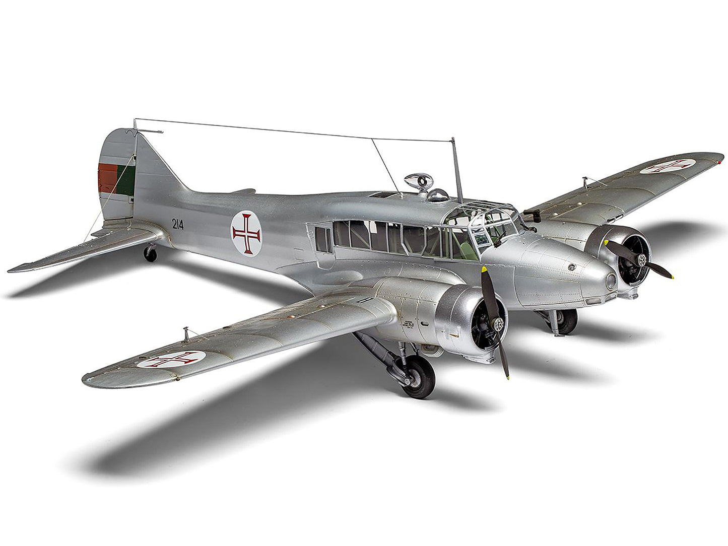 Level 3 Model Kit Avro Anson Mk.I Aircraft with 3 Scheme Options 1/48 Plastic Model Kit by Airfix